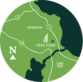 Map of Deer Pond